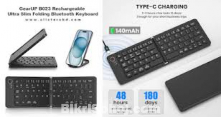 GearUP B023 Rechargeable Bluetooth Keyboard